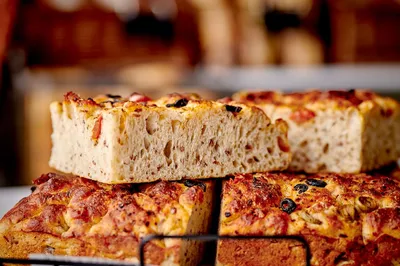 Focaccia Ketchup-sate worst 