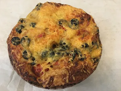 Focaccia gegrilde groenten met kruiden