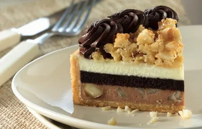 Triple Layer Cheesecake Taart